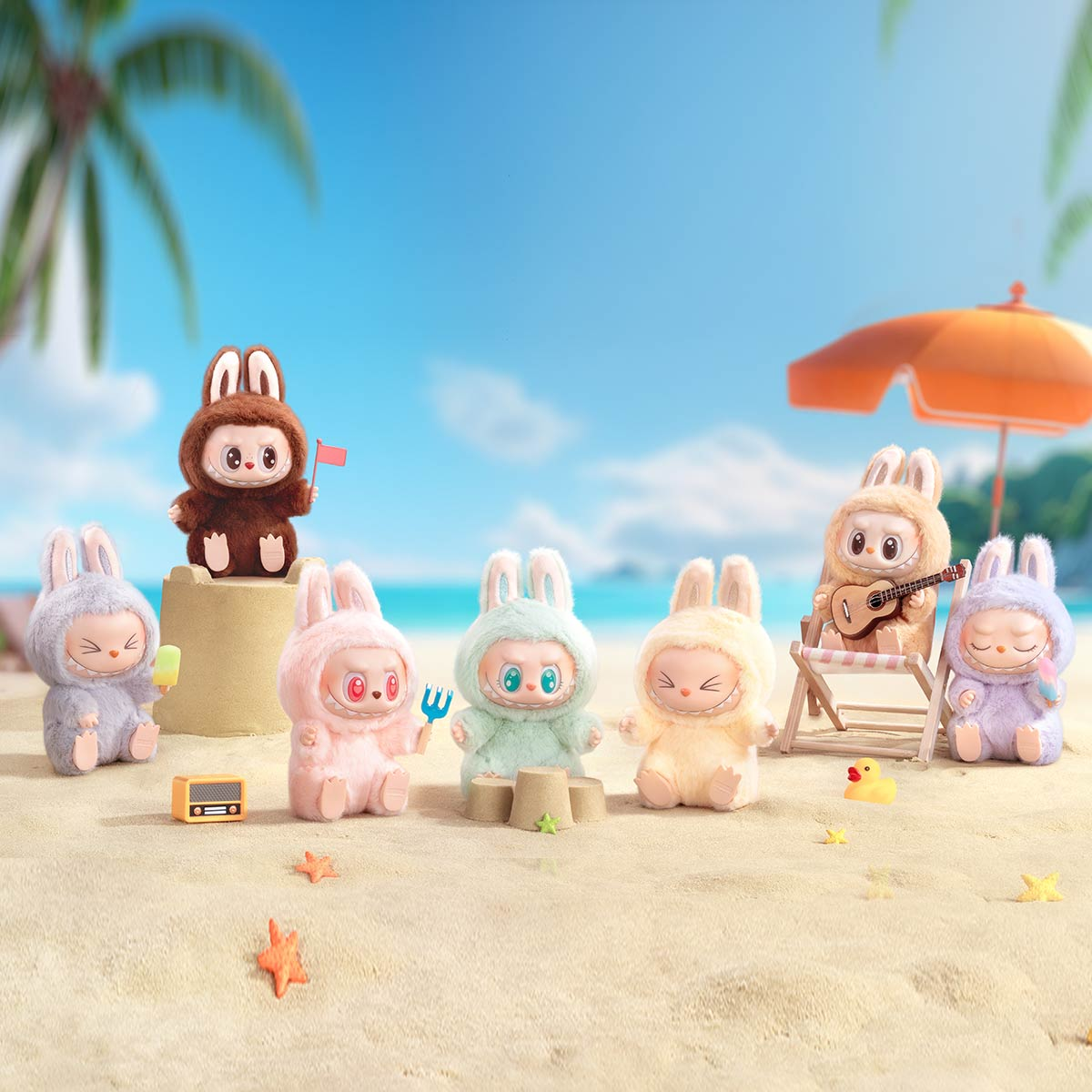 Labubu Have a Seat series from Blind Box Island Pop Mart Blind Boxes