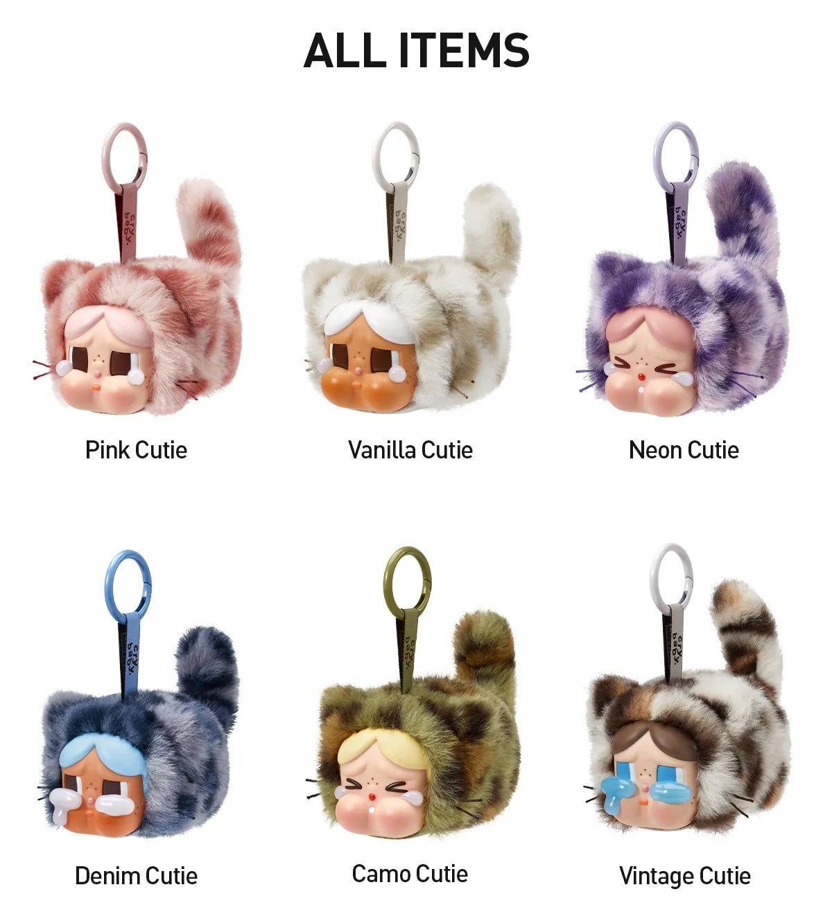 Pop Mart CRYBABY Wild but Cutie Pendant Blind Box all member