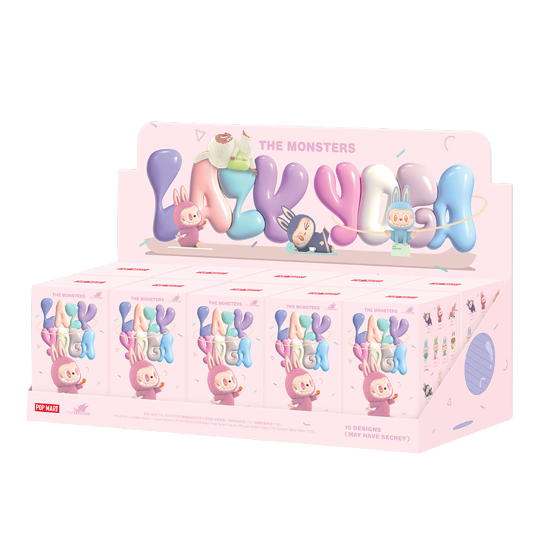 Labubu The Monsters Lazy Yoga Series sealed case of 10 boxes