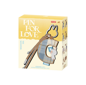 Pop Mart Labubu the Monsters Pin For Love Letter Pendent Blind Box (A-M)
