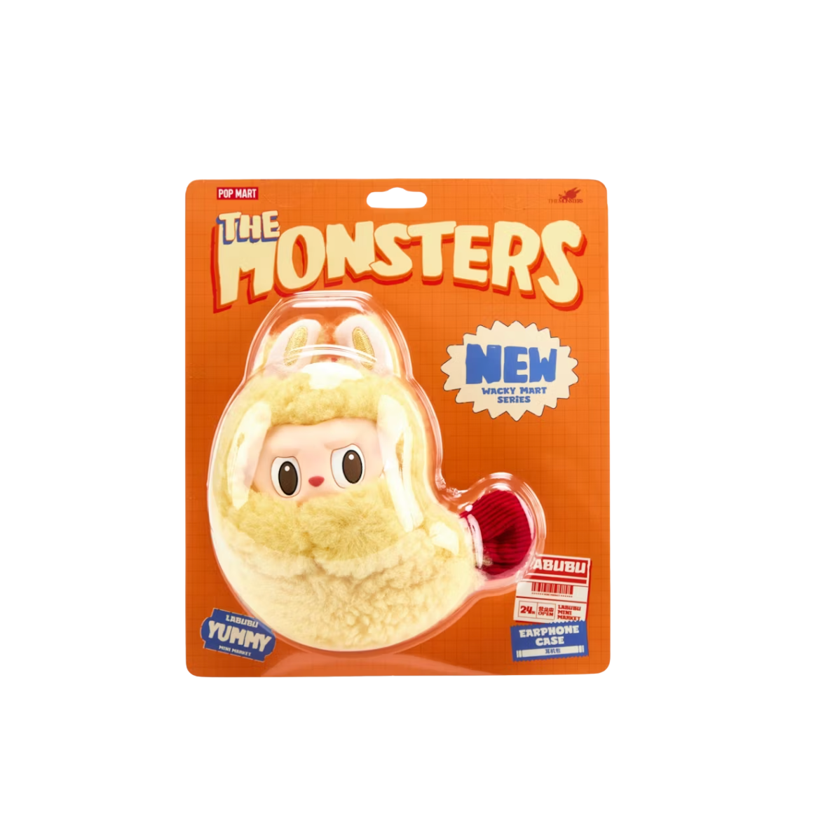 Pop Mart Labubu The Monsters Wacky Mart Series Earphone Case front view new arrival
