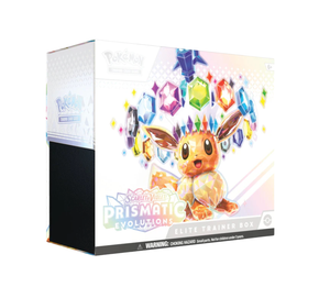 Pokémon Prismatic Evolutions Elite Trainer Box – Front Packaging