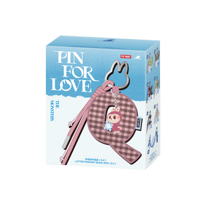 Pop Mart Labubu the Monsters Pin For Love Series Letter Pendent single Blind Box (N-Z)