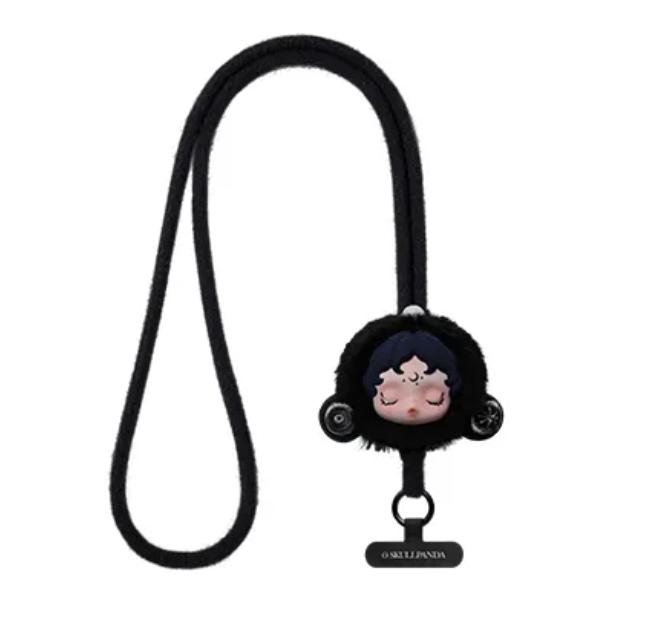 Pop Mart SKULLPANDA You Found Me! Series Phone Lanyard darkness