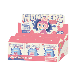 Pop Mart Labubu The Monsters Wacky Mart Series Squishy Charm Sealed Case (6 Blind Box)