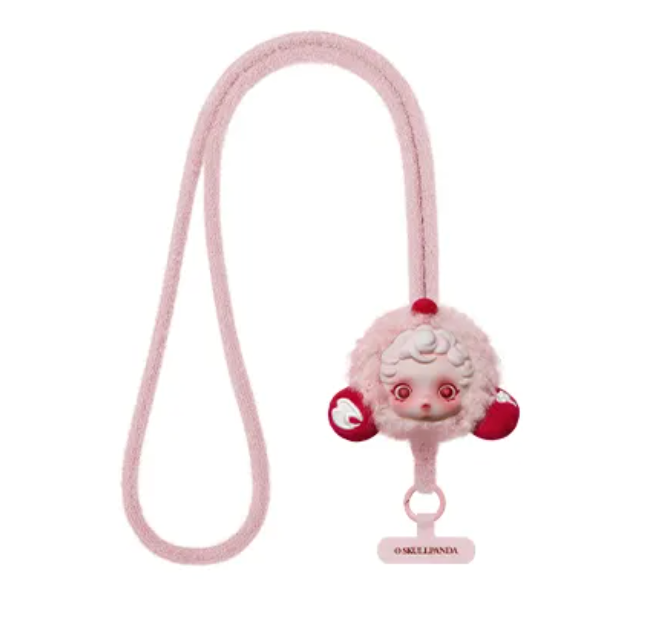 Pop Mart SKULLPANDA You Found Me! Series Phone Lanyard Moldy muffin