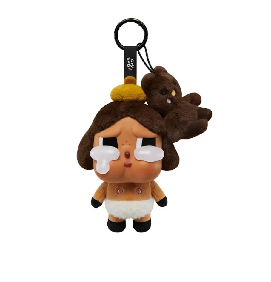Pop Mart CryBaby Crying Again Series Baby Brown (Secret Edition) Vinyl Face Plush