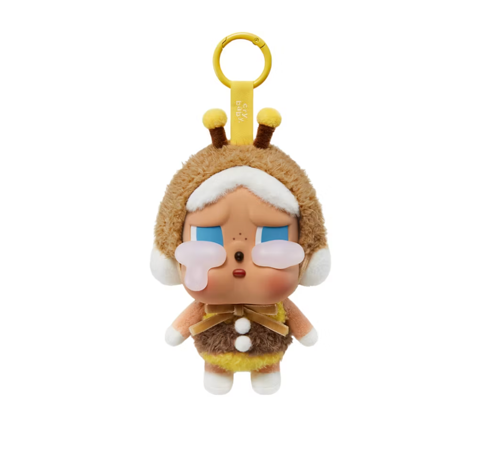 Pop Mart CryBaby Crying Again Series I'll Bring You A Flower Vinyl Face Plush