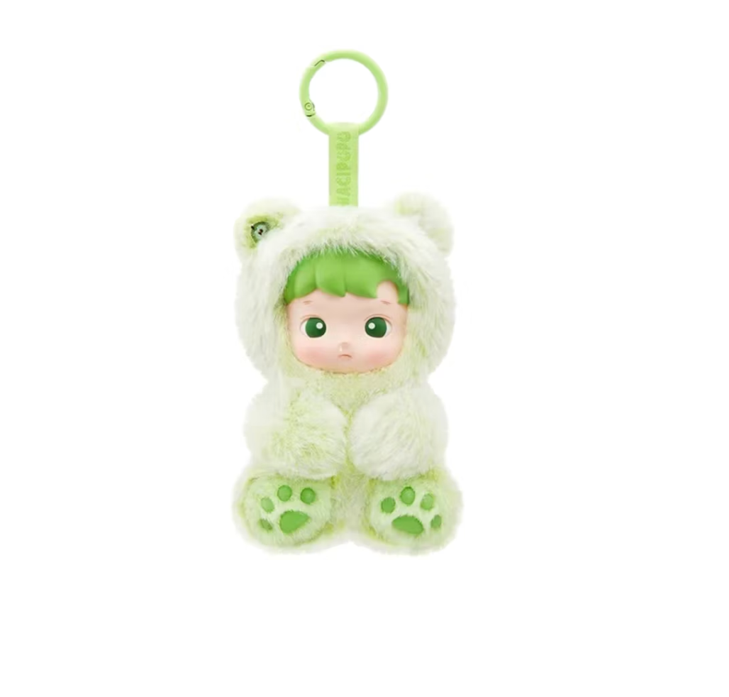 Pop Mart HACIPUPU Gummy Bear Series Vinyl Green Apple Flavor Plush Pendant