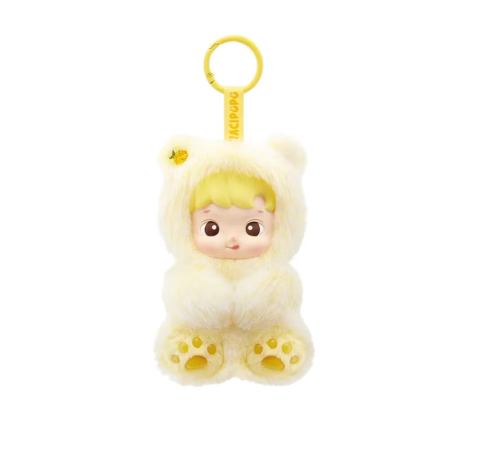 Pop Mart HACIPUPU Gummy Bear Series Vinyl Pineapple Flavor Plush Pendant