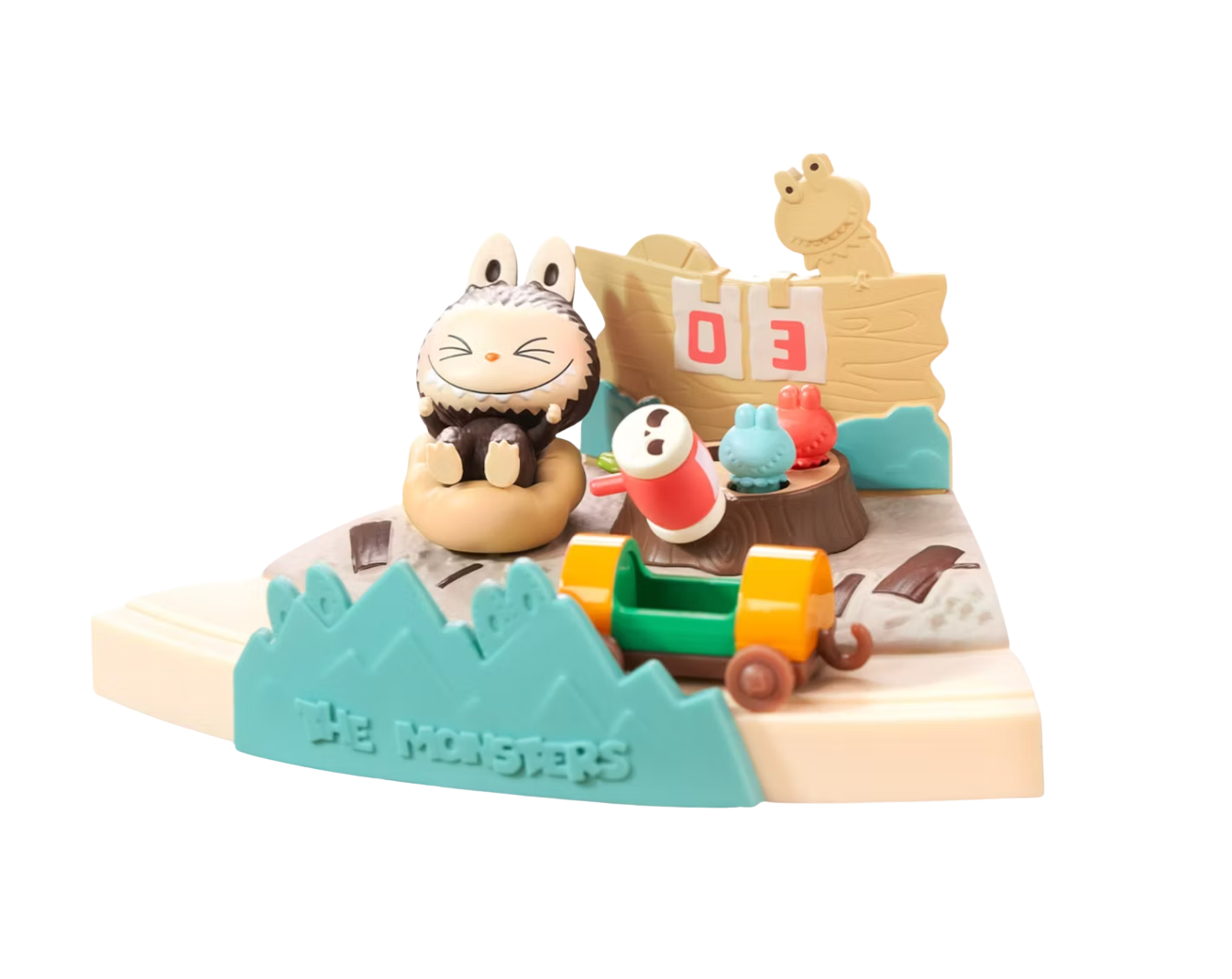 Pop Mart Labubu The Monsters Playing Games Series Scene Fun Battle Figure Set