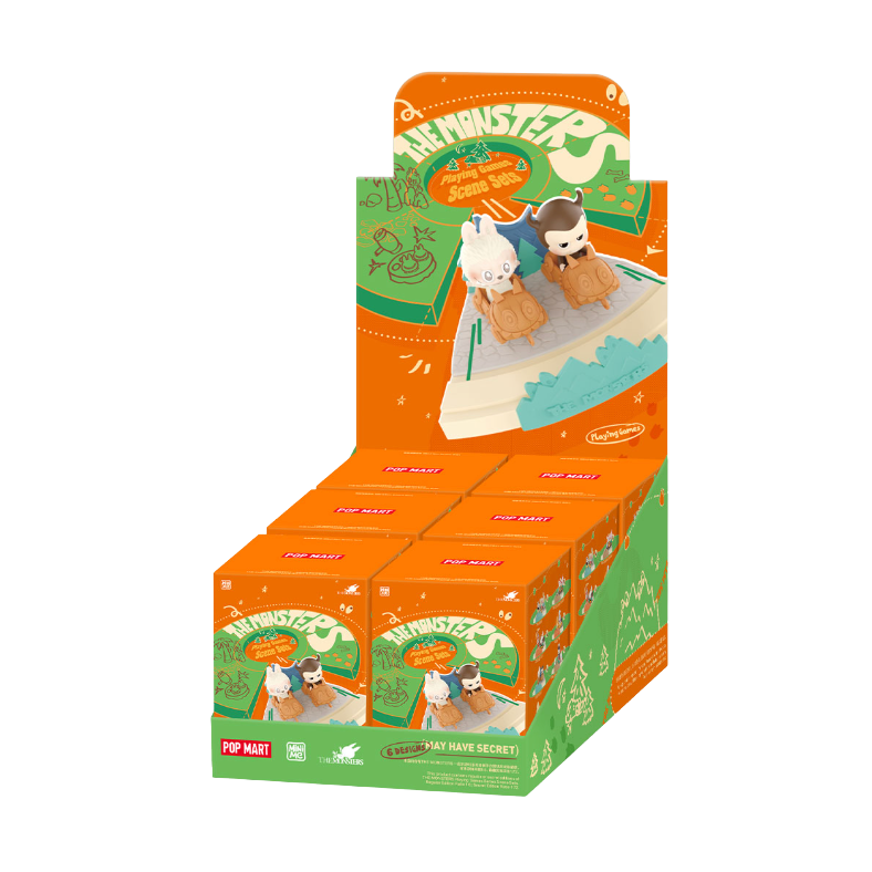 Pop Mart Labubu The Monsters Playing Games Scene Sets Sealed Case (6 Blind Box)