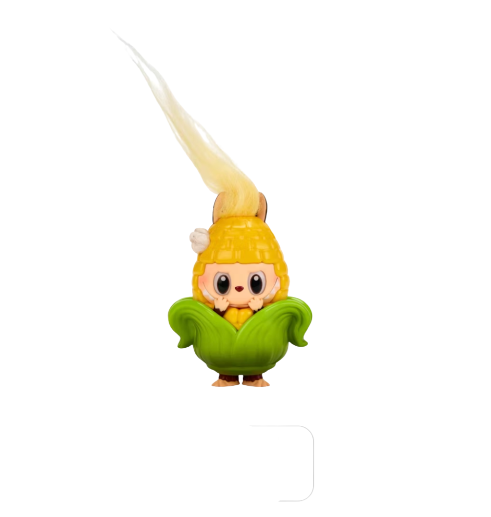 Pop Mart Labubu The Monsters Wacky Mart Series Corn Front view