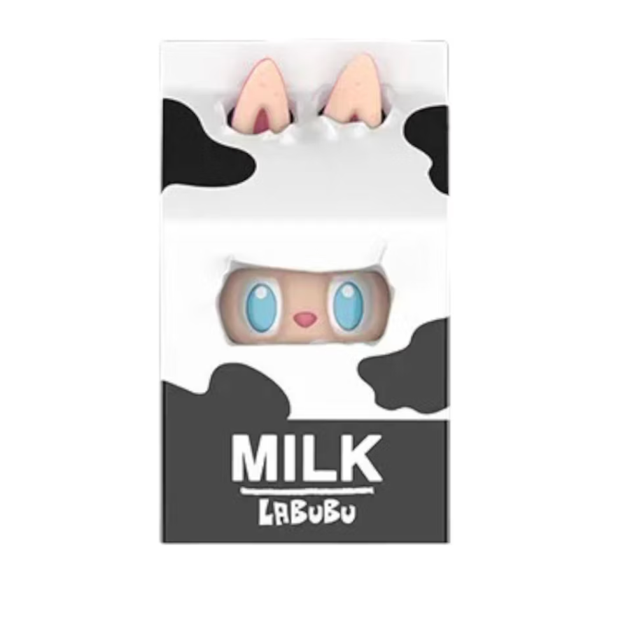 Pop Mart Labubu The Monsters Wacky Mart Series Milk Figure