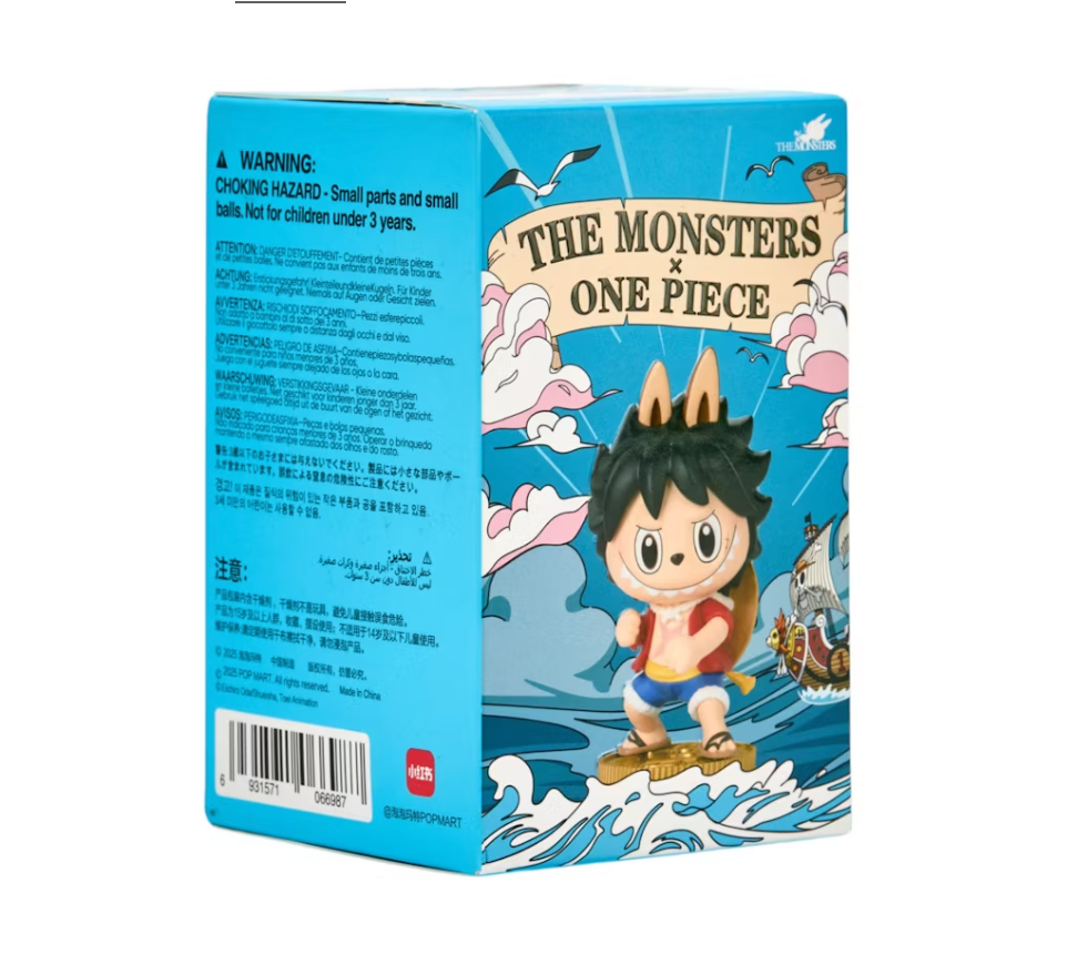 Pop Mart Labubu The Monsters x One Piece Series Single Blind Box