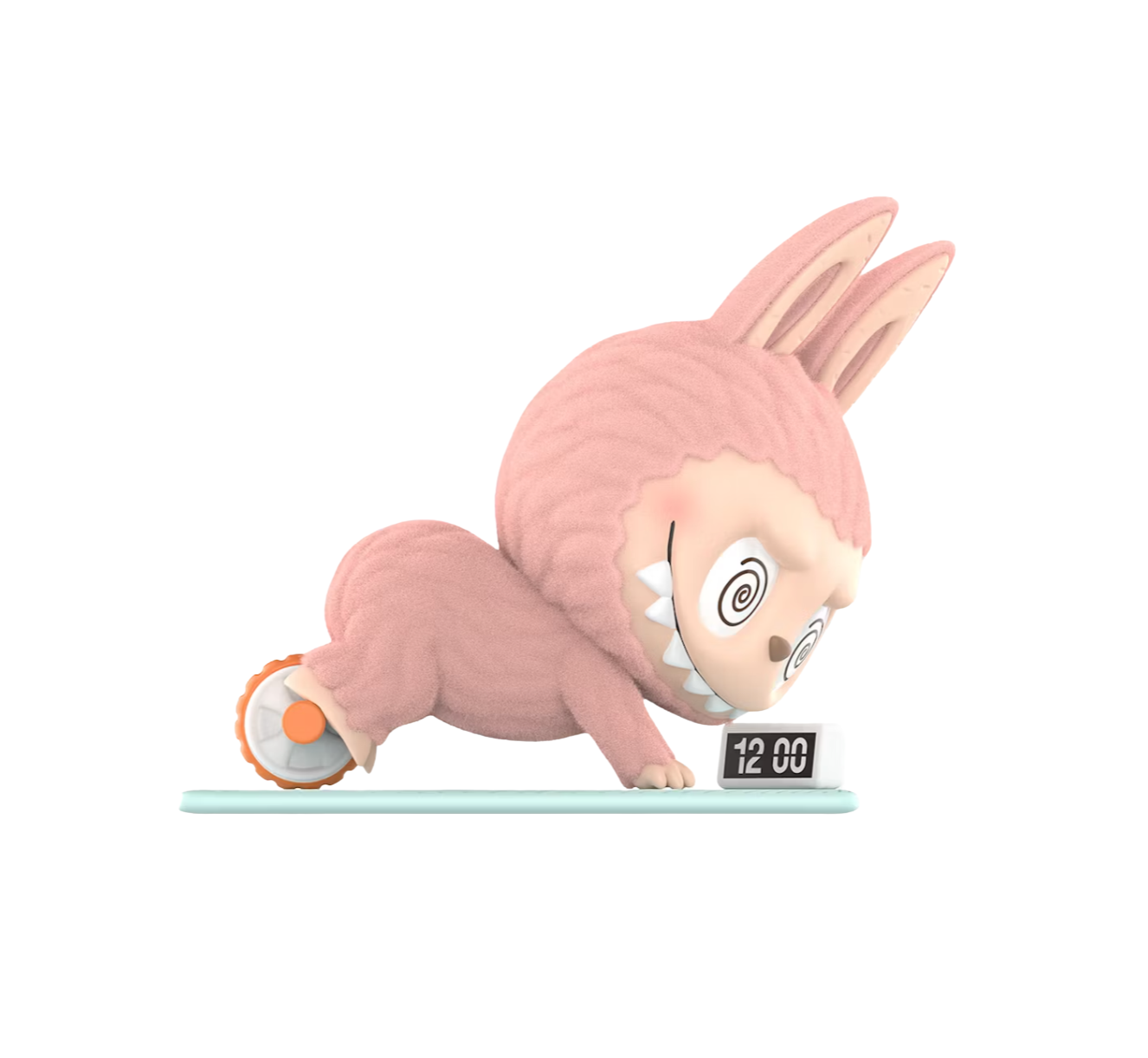 Pop Mart THE MONSTERS Labubu Lazy Yoga Series Ab Roller Figure