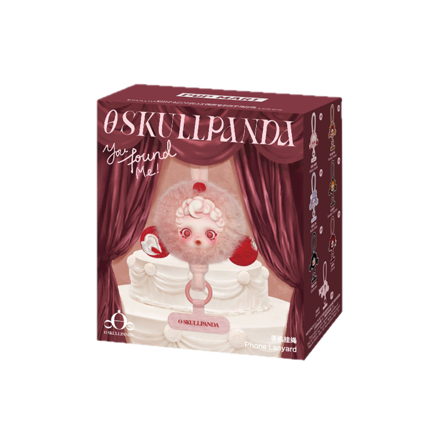 Pop Mart SKULLPANDA You Found Me! Series Phone Lanyard single box