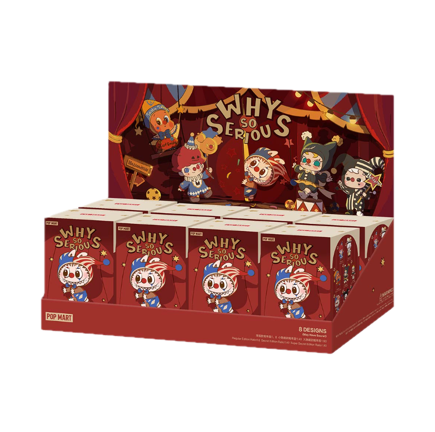 WHY SO SERIOUS Series-Vinyl Plush Pendant Blind Box-blind box island- sealed cases