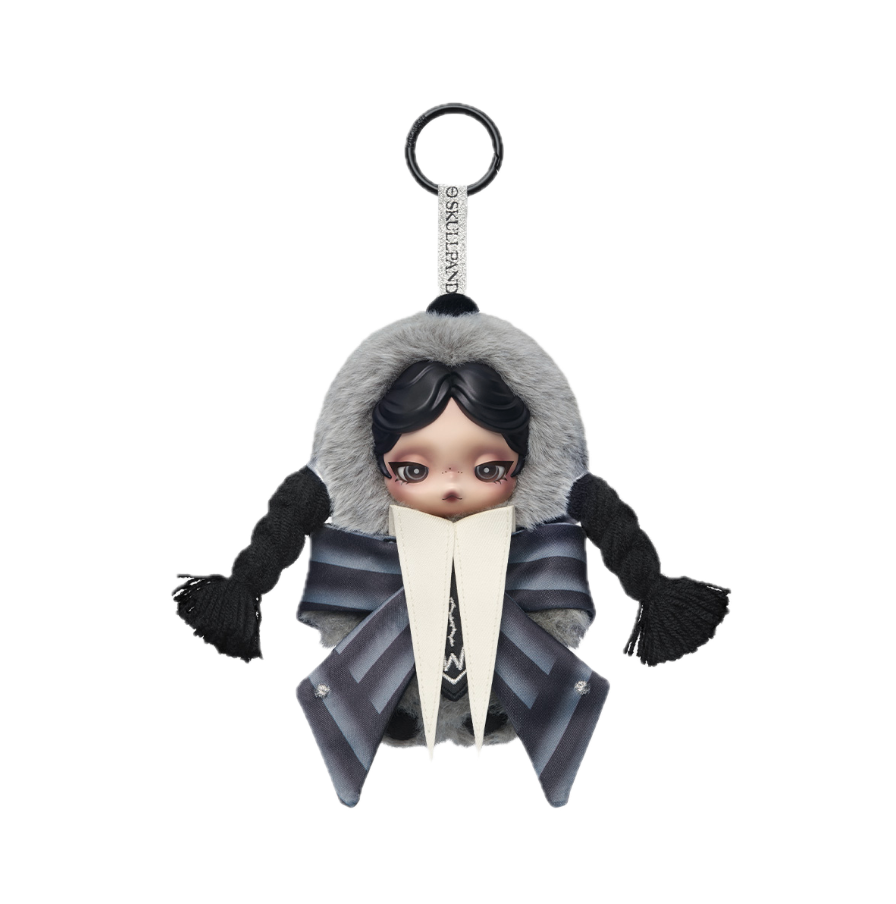 SKULLPANDA × Wednesday Plush Nevermore Academy Uniform Version – open box available, UK stock, fast delivery by Blind Box Island