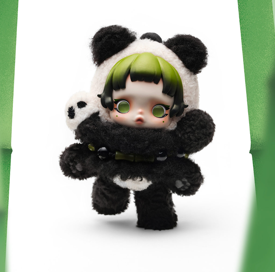 SKULLPANDA Lazy Panda Plush Doll Pendant – open box available, UK stock, fast delivery by Blind Box Island