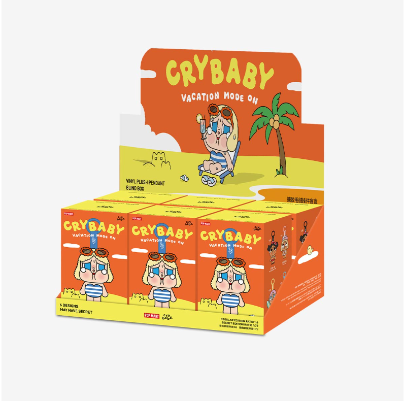 Blind Box Island – Pop Mart CRYBABY Vacation Mode On Pendant Blind Box sealed case