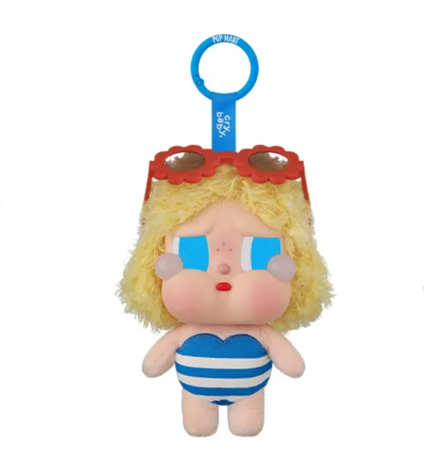 Blind Box Island – Pop Mart CRYBABY Vacation Mode On Pendant Blind Box open box sunbathing