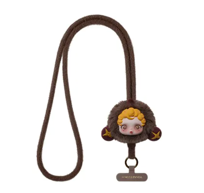 Pop Mart SKULLPANDA You Found Me! Series Phone Lanyard sneaky chestnut