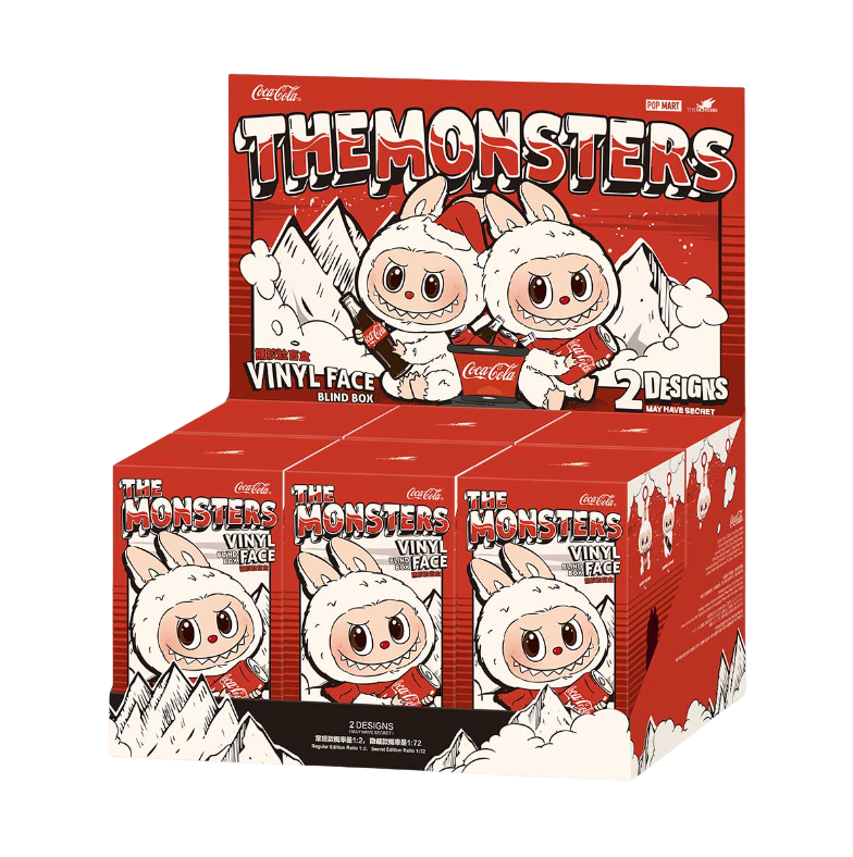 Pop Mart The Monsters COCA-COLA - Vinyl Face pendant sealed case of 6